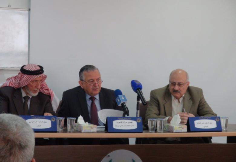 
<span>الأمين العام للمنتدى العالمي للوسطية  يعقد مؤتمراً صحفياً للاعلان عن المؤتمر الدولي"دور الوسطية في مواجهة الارهاب وتحقيق الاستقرار والسلم العالمي"</span>
