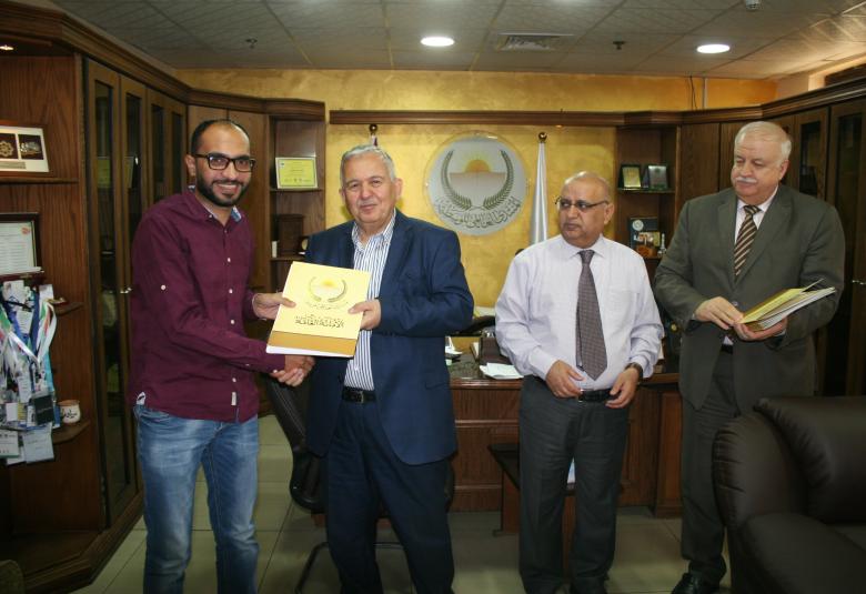 
<span>إختتام أعمال البرنامج التدريبي العملي لمجموعة من طلبة الجامعة الهاشمية</span>
